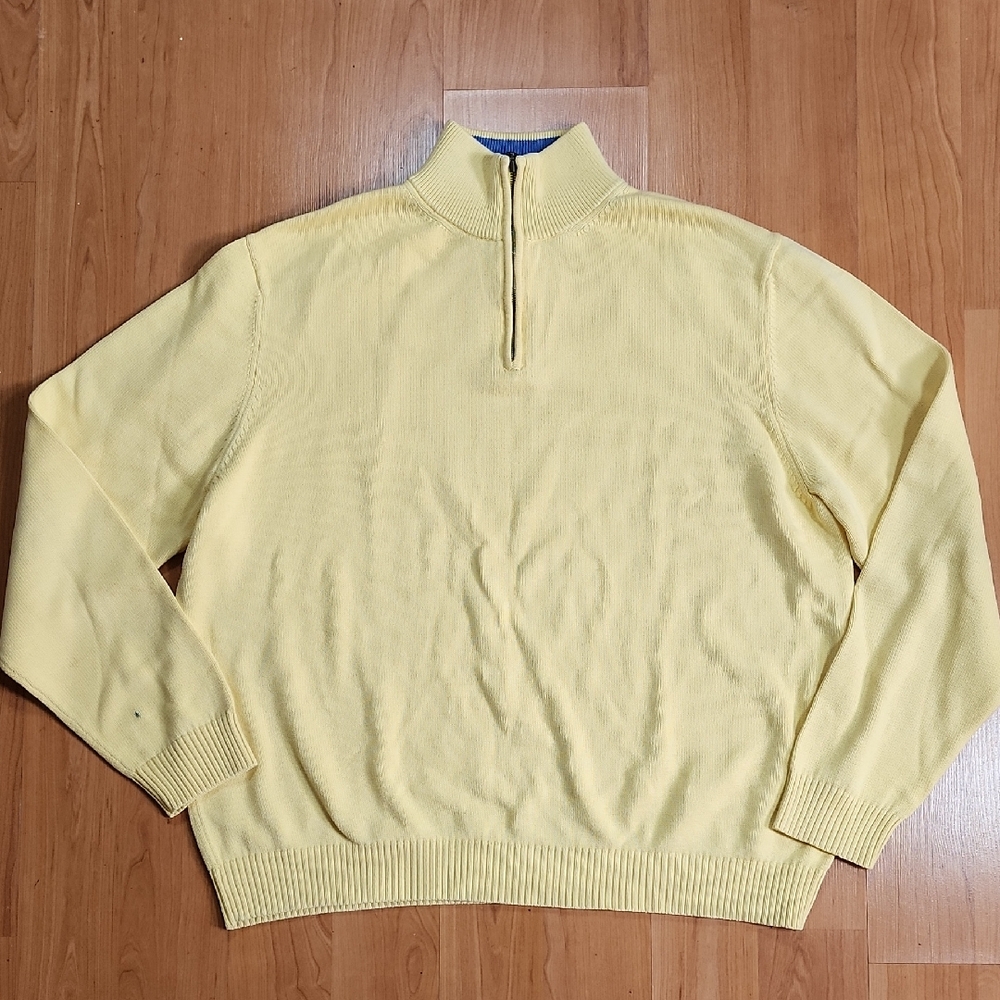 Brooks Brothers Yellow Long Sleeve Pullover